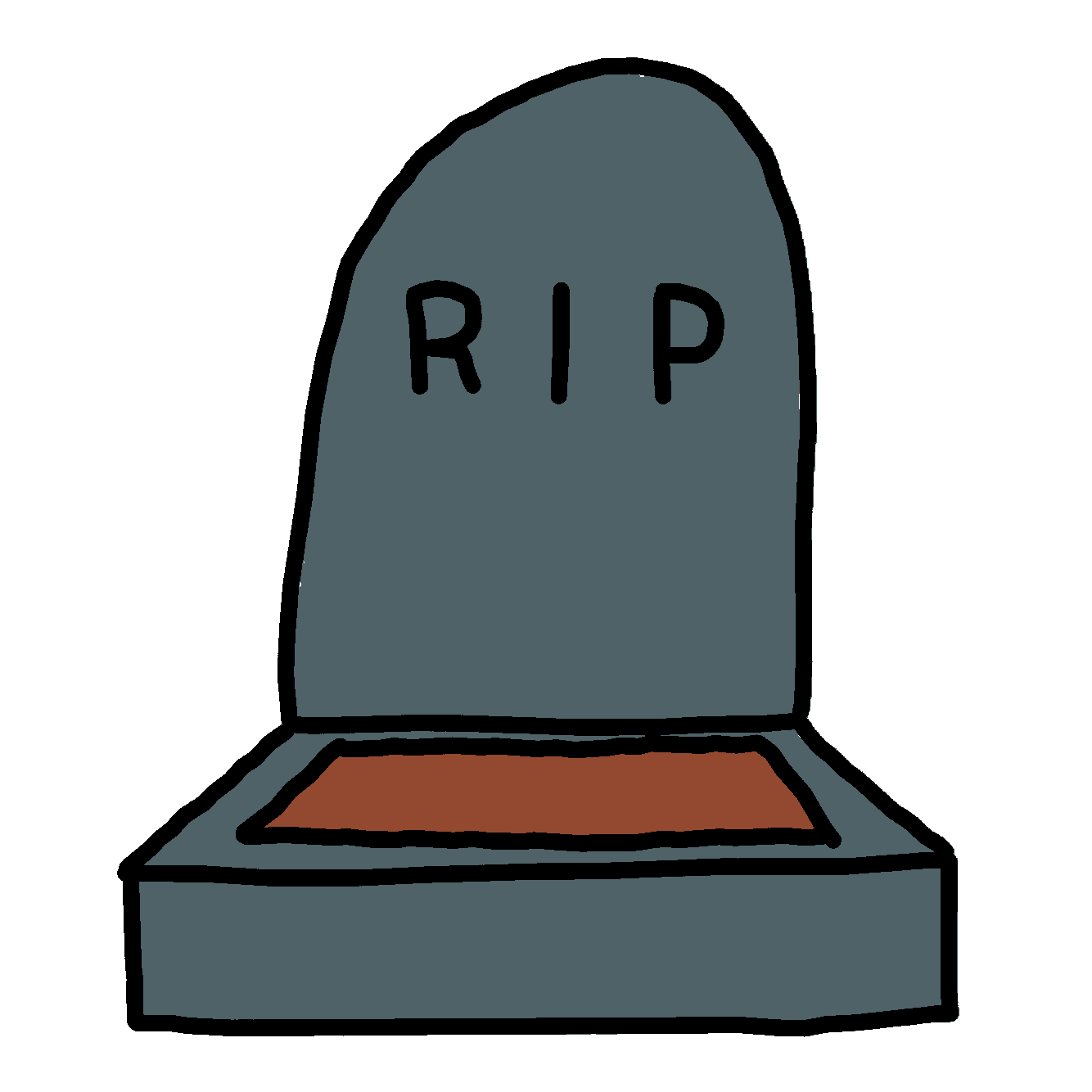 GIF of a gravestone